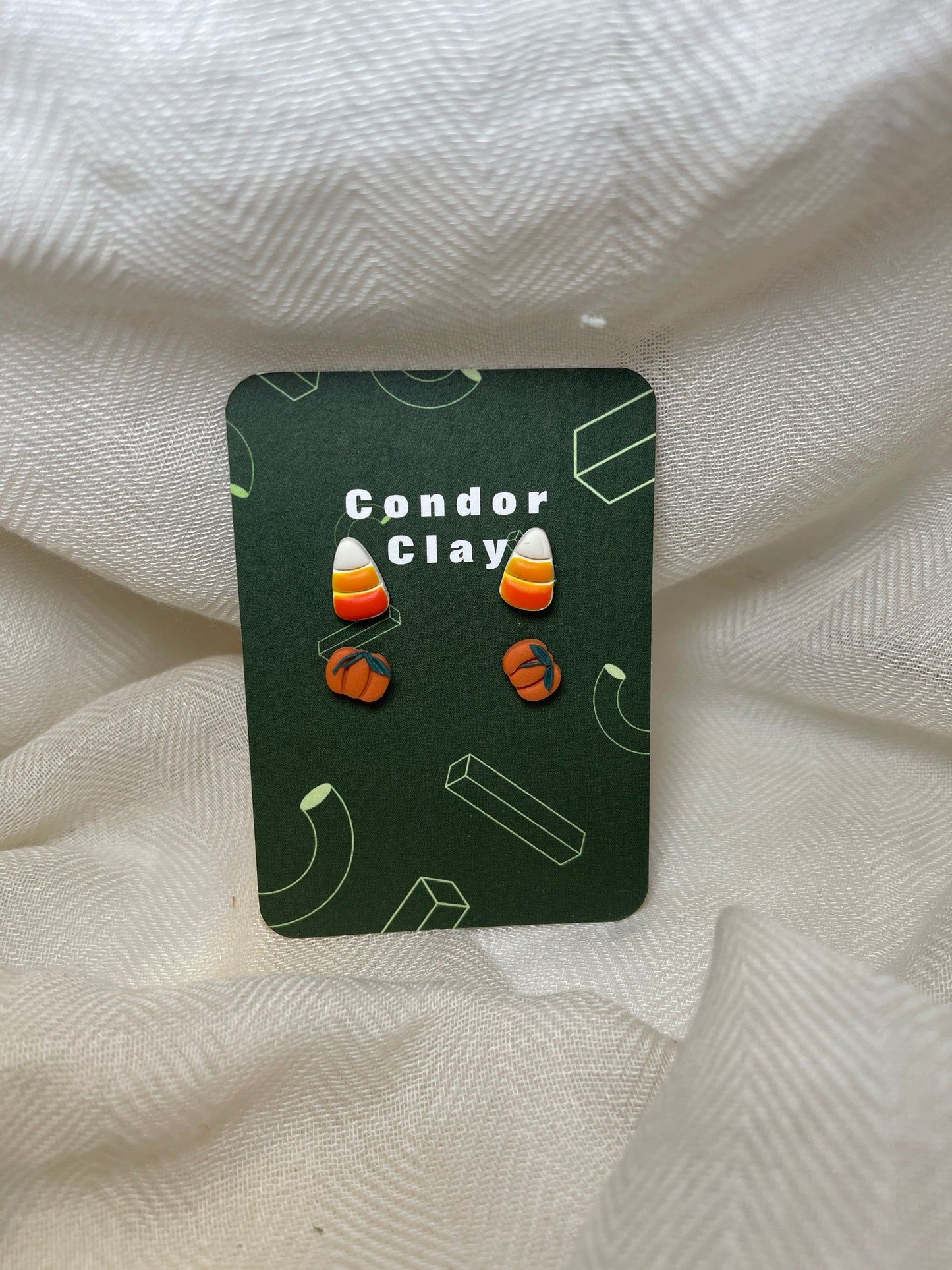 Candy Corn / Pumpkin Studs